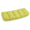 thumbnail image 1 of 42-inch by 19-inch U-Shaped Solid Spun Polyester Tufted Settee/Bench Cushion - Lime, 1 of 1