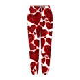 thumbnail image 3 of Bmisegm Stylish High Waist Cargo Joggers for Women | Comfortable Loose Fit with Functional Pockets & Adjustable Drawstring Ankle Design for Everyday Wear Red S, 3 of 3
