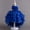 Blue, variant on TopLLC Short Sleeve Round-Neck Dress Children Train Skirt Cake Princess Dress Girl Bowknot Puffy Gown Dress Girl Dress