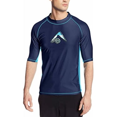 Kanu Surf Men's Mercury UPF 50+ Rashguard, Navy, X-Large
