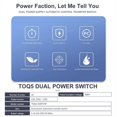 thumbnail image 2 of 3X Rail Din 4P ATS Interrupteur de Transfert Automatique Double Alimentation Interrupteurs Sélecteurs Électriques Alimentation Interruptive 63A, 2 of 6