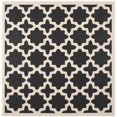 thumbnail image 1 of Safavieh Courtyard Black Indoor Outdoor Rug - Square 7'10", 1 of 4