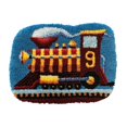 thumbnail image 2 of Abbracc Latch Hook Embroidery Kits Cushion Blank Pillowcase DIY Craft Train, 2 of 9
