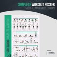 thumbnail image 2 of FitMate Stretching Workout Exercise Poster - Workout Routine with Free Weights, Home Gym Decor, Room Guide (20 x 30 Inch), 2 of 5