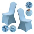 thumbnail image 1 of Housse de Chaise Tout Inclus en Polyester Spandex Élastique pour Mariages Banquets et Fêtes, 1 of 3