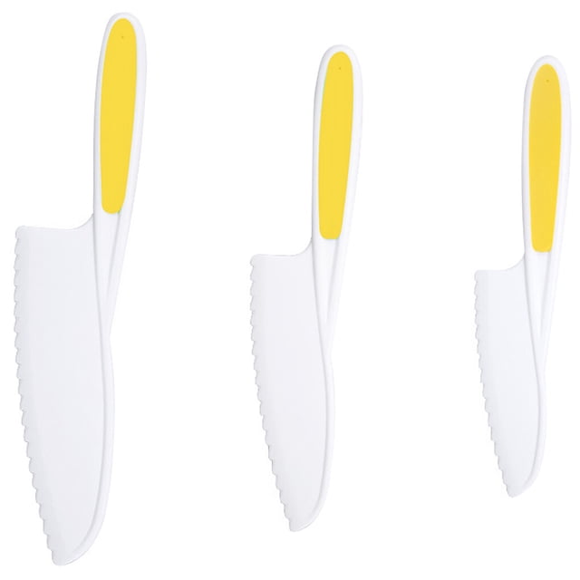QualitChoice 1Pc Fruits Slicer Plastic Kids Vegetable Cakes Bread Lettuce Salad Cooking Tableware No.05