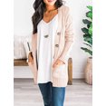 thumbnail image 2 of CPOKRTWSO Women's Long Sleeve Open Front Chunky Oversized Knitted Sweater Cardigan, 2 of 4