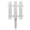 White 3, variant on XYAIYT White Plastic Garden Fence Picket Edging for Fall Holiday Decorations Plant Borders Decorative Yard Adds Beauty Protection Easy Installation Long Lasting Design White 0.49.7x12.6x1 in