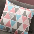 thumbnail image 3 of Accueil Taie d'Oreiller Canapé Coussin Accessoires Lin Style Nordique Utilisation Quotidienne Textiles de Maison Triangle Coloré 40x40, 3 of 3