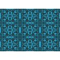 thumbnail image 1 of Ahgly Tapis Rectangulaire Lavable en Machine Intérieur Transitionnel Vert Sarcelle Profond, 5 Pieds x 7 Pieds, 1 of 7