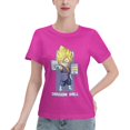 thumbnail image 1 of Women's Basic Short Sleeve T-Shirt Super Saiyan, 1 of 6