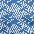 thumbnail image 1 of oneOone Cotton Poplin Blue Fabric Geometric Craft Projects Decor Fabric Printed By The Yard 42 Inch Wide, 1 of 4