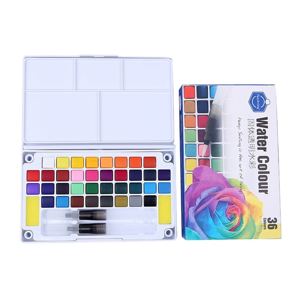 PEONAVET Ensemble de Peinture Aquarelle Métallique Peintures Aquarelle Pinceau à Eau Ensemble de Peinture
