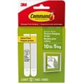 thumbnail image 1 of Command Narrow Picture Hangers, Holds 10 lb, White, 12 Pairs Adhesive Strips, 1 of 7