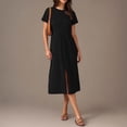 thumbnail image 4 of Robe d'Été pour Femme Dégradé Sans Manches à Col en V Maxi, 4 of 7