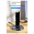 thumbnail image 3 of M.2 Dual Protocol SSD Solid State Drive Box NVME/SATA10G External Mobile Hard Drive Base Type -C3.1 Gen 2 SSD,1 * SSD solid state drive enclosure,Gray, 3 of 10