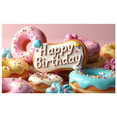thumbnail image 1 of Colorful Donut Themed Happy Birthday Backdrop Banner Party Decorations for Birthday Party Photo Booth Props Celebration Event Decor, 1 of 4