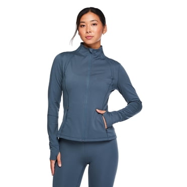 Veste zippée sur la longueur Athletic Works pour femmes