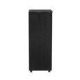 thumbnail image 4 of Riverbay Furniture Pine Wood Black Storage Cart Rectangular Mobile 40.5"H Unassembled, 4 of 20