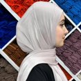 thumbnail image 2 of Solid Color Headscarf Ravel Sunscreen Silk Scarf Thin Style Large Scarf New O4 S1Q4, 2 of 6