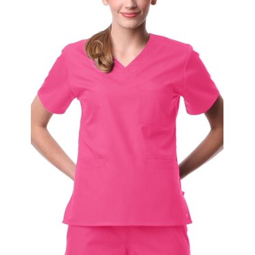 Liquidation Core par Maevn Haut d'Uniforme Sportif à Col en V Uni pour Femmes