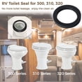 thumbnail image 3 of RV Toilet Seal Kit, RV Toilet Gasket Compatible for 300 310 320 Series, RV Toilet Seal Replacement with Mounting Hardware, Toilet Accessories for RVs, Boats, Camper Trailers, 3 of 6