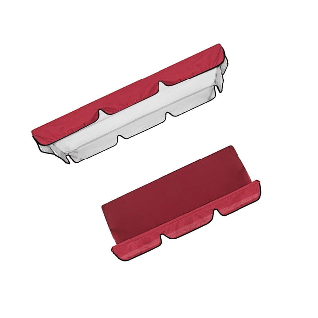 ziyahi Trousse d'Auvent Imperméable pour Auvent de Balançoire, Housse de Chaise Balançoire de Jardin Extérieure, Rouge