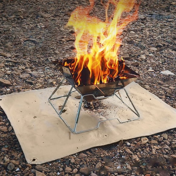 Amzcrzy Home Tools, Gardening Tools, Home Improvement, Camping Fire Mat Insulation Flame Retardant High Temperature Glass Fiber Fire Blanket Fireproof mats