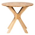 thumbnail image 2 of Bowery Hill Table à Manger Ronde en Bois avec Pattes Évasées, Brun, 2 of 8