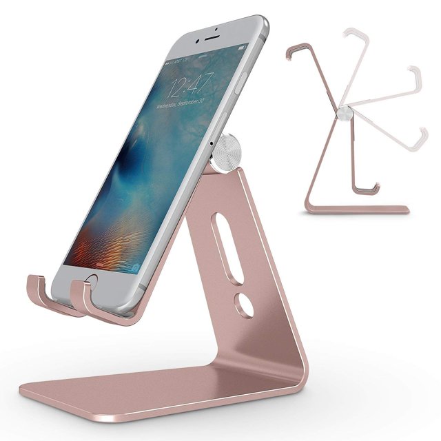 Support de Bague pour Téléphone, Support de Bague pour Cellulaire Rotation à 360° et Bague Magnétique à Rabat à 180° Convient à iPhone, Samsung Galaxy et Plus