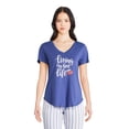 thumbnail image 1 of George Women's V-Neckline Sleep Tee, 1 of 6