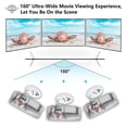 thumbnail image 4 of 100 120 Inch Foldable Portable HD 2K 4K Projector Screen With Stand Movie Video Projection Screen Indoor Outdoor Curtain ,Easy to Use, 4 of 6