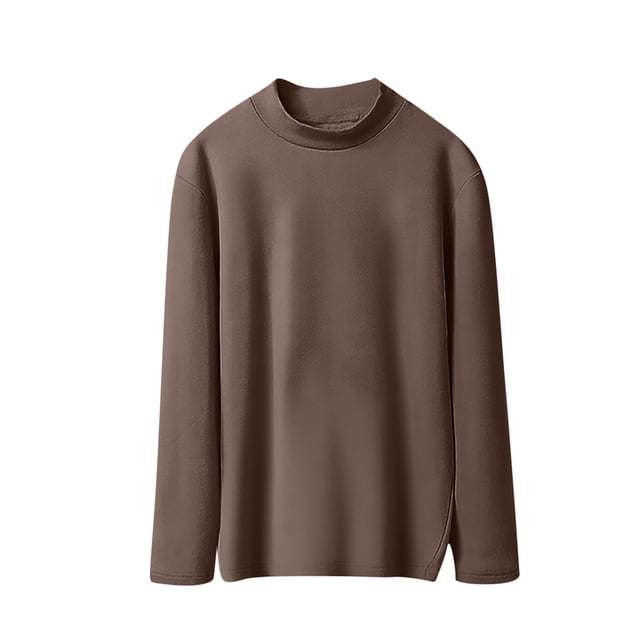 BLVB Women's Thermal Shirts Fleece Pullover Long Sleeve Undershirt Tops Warm Winter Base Layer for Cold Weather