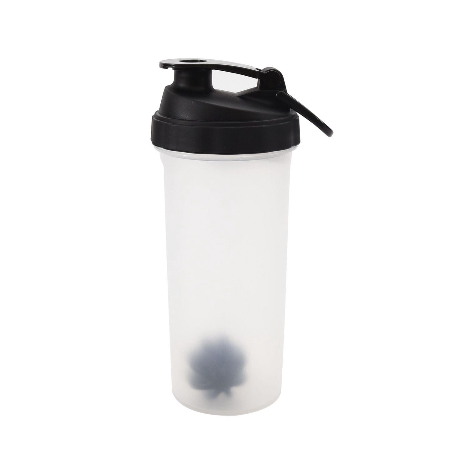 Mainstays Bouteille Shaker en Plastique Noir Uni, 1 Pièce