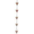 thumbnail image 2 of pitrice 3.3ft Rain Chain Outside Villas, Courtyards B Chains Style Gutters Catcher Rainwater Style B, 2 of 5