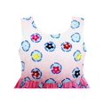 thumbnail image 4 of Robe Fille Motif Cercle Paon Chinois Fleur 12 Ans, 4 of 4
