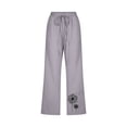 thumbnail image 5 of Jsaierl Womens Capris with Pockets Drawstring Elastic Waisted Wide Leg Cropped Pants Plus Size Fashion Floral Print Capris, 5 of 5
