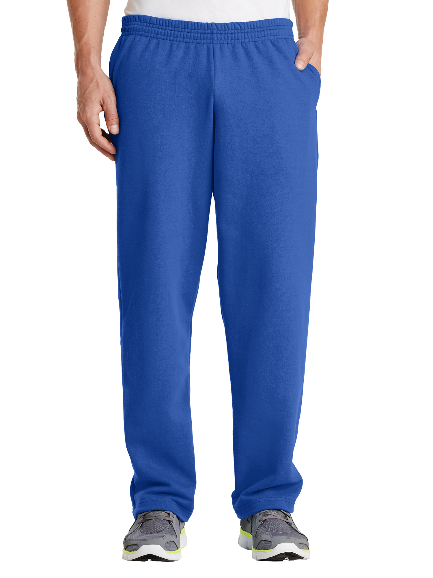 Gravity Threads Fleece Sweatpants w/ Pockets - Royal - Large