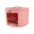 thumbnail image 1 of Hat Storage Box Storage Bin Hat Box for Clothes Closet Organizer Living Room Pink Large, 1 of 8