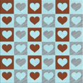 thumbnail image 1 of Ahgly Company Tapis d'Intérieur Lavable à la Machine, Carré, Transitionnel, Bleu Lagon Bleu, Tapis de Zone, 8 Pieds Carré, 1 of 7