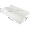 thumbnail image 3 of Fwttom Memory Cotton Cushion, Memories Foam Pillow Cervical Pillow for Neck Pain Relief Ergonomic Breathable Wicking Bed Pillow for Side Back Stomach Sleepers, 3 of 6