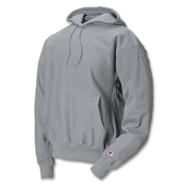 Champion Chandail à Capuchon en Molleton Reverse Weave pour Homme, TG, Gris Oxford
