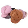 thumbnail image 3 of pitrice Fashionable Corduroy Womens Hat Warm And Comfortable For Autumn And Winter Multi Color Selection grey, 3 of 6