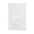 thumbnail image 1 of Mistaha Smart Home Tuya Wifi Light Switch with Backlight Control, Voice and App Remote Control, Timer Function, 2-Way Switch, US Standard White Color, 1 of 7