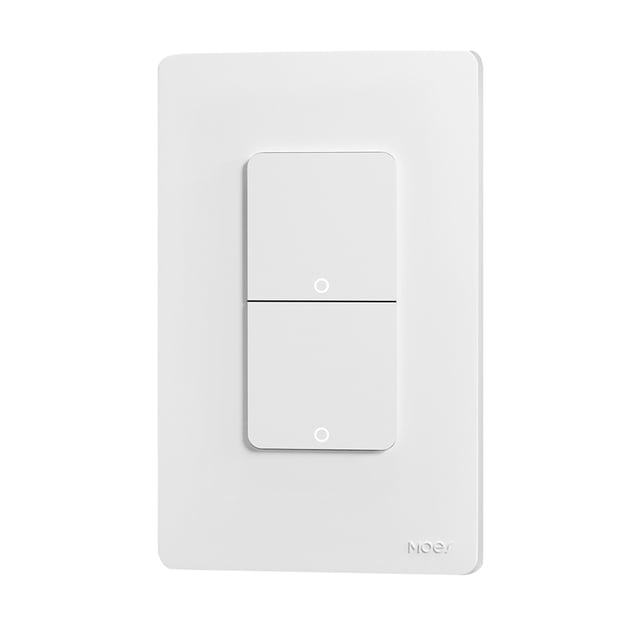 Mistaha Smart Home Tuya Wifi Light Switch with Backlight Control, Voice and App Remote Control, Timer Function, 2-Way Switch, US Standard White Color