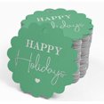 thumbnail image 4 of Inkdotpot Pack Of 100 Real Silver Foil Paper Tags Happy Holiday Favor Hang Tags, 4 of 6