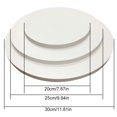 thumbnail image 3 of Coofit Plateau à Gâteau Rond en Mousse Anti-Graisse Base de Gâteau Cercle à Gâteau pour Décoration, 3 of 10