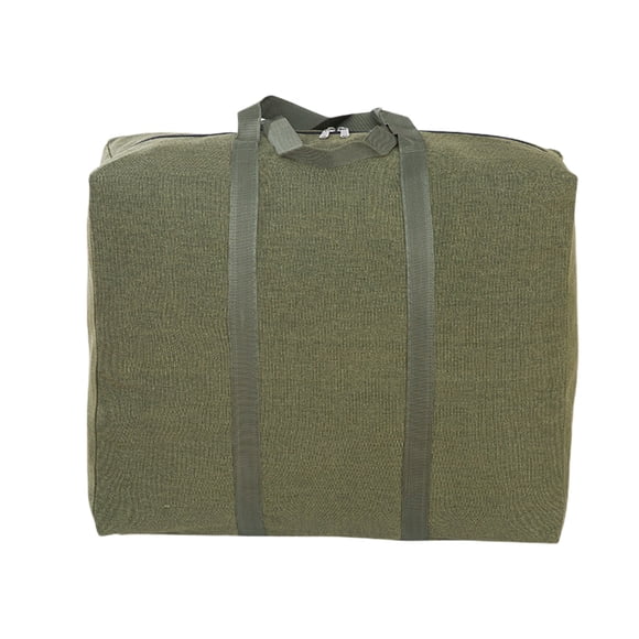 Large Capacity Canvas Storage Bag, Multipurpose Laundry Sack with Drawstring, Waterproof and Foldable for Travel, Clothes, Blankets, Comforters, and Furniture Organizer