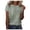 Autres, variante sur T-shirt à Manches Courtes pour Femmes, Mode Été, Imprimé, Col Rond, Coupe Ordinaire