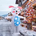thumbnail image 1 of Inflatable Easter Bunny, 210T Polyester Lightweight Blow Up Bunny Costume Waterproof Comfortable With Blower For Cosplay Party For Adults, 1 of 8